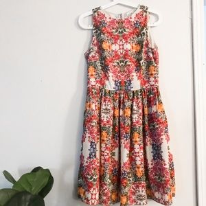 Knee length Floral Dress